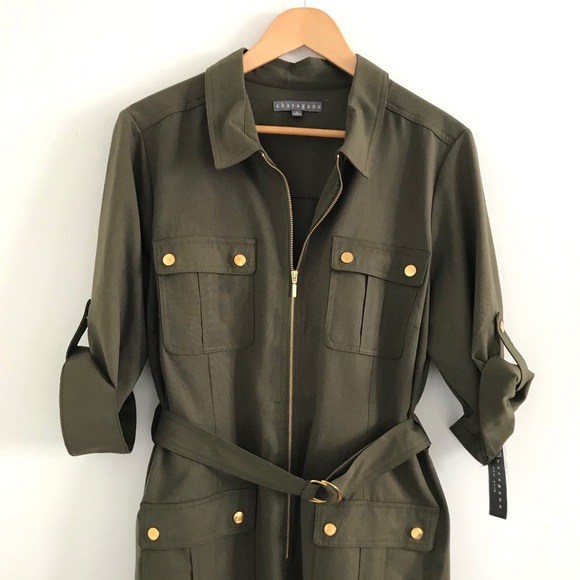 NWT Sharagano shirt dress size 16 - Picture 4 of 7